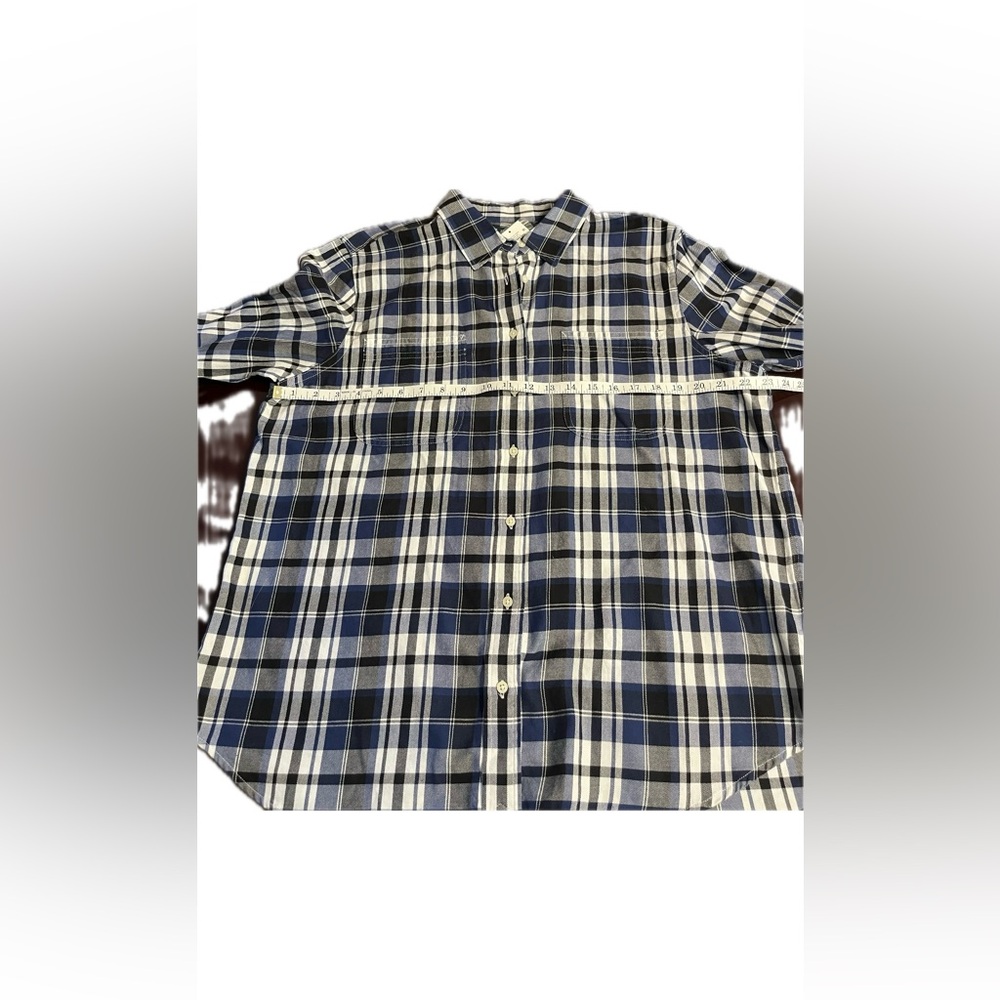 Woman’s shirt blouse blue plaid Ralph Lauren XXL NWT - Picture 6 of 9